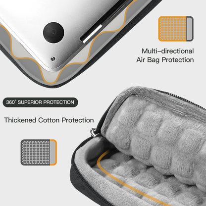 Stijlvolle Laptop Sleeve voor 12" tot 15,6" - Perfecte Bescherming voor MacBook Air M2, Pro M3, Huawei, Xiaomi, Dell, Lenovo en Meer!