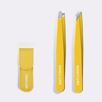 Roestvrijstalen pincet, gekleurd en elegant, ideaal voor het verwijderen van fijne haartjes - Onmisbaar make-up hulpmiddel!