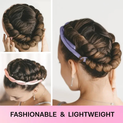 Zijden Slaap Krulband - Moeiteloze Hittevrije Haarrollers voor Beautiful Krullen!