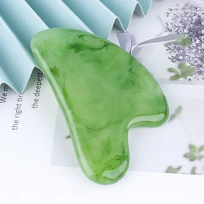 Herstel uw huid met onze natuurlijke kwarts Gua Sha gezichtsmasseertool - De ultieme facelift en slankende schraapplaat