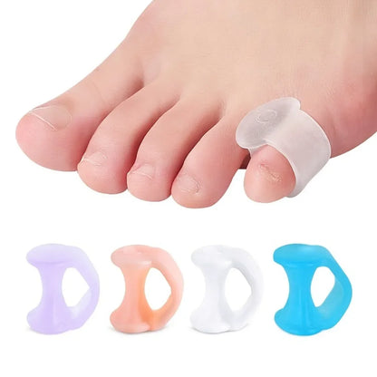 Set van 2 Siliconen Gel Tussenschoenen - Ideaal voor Voetverzorging, Bunionverlichting en Perfecte Pedicure!