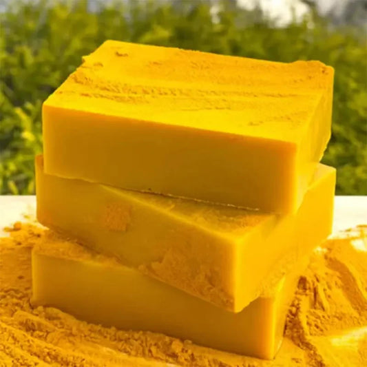 Revitaliserende Lemon Kojic Acid Kurkuma Handgemaakte Zeep - 100g van Luxe Hydraterend & Reinigend voor een Stralende Huid!