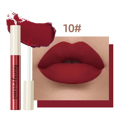 Velvet Matte Vloeibare Lipstick - Waterdicht, Langdurig, Overdrachtsbestendig, Niet-Plakkerig voor Perfecte Draagduur gedurende de Hele Dag