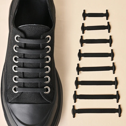 16-delige set van creatieve silicone veters zonder knopen – 12 levendige kleuren van elastische luie veters voor moeiteloze stijl!