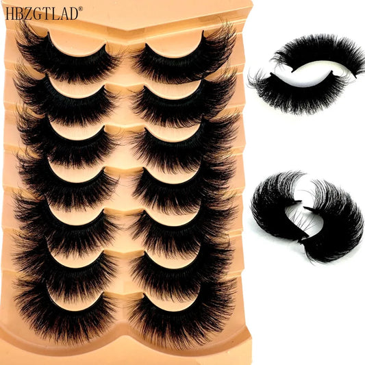 Verhoog je uitstraling met 7 paar prachtige 3D nepmink nepwimpers – dikke, lange en dramatische volledige stripwimpers voor verbluffende make-up!