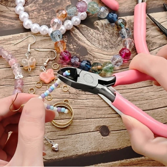 Schmuckherstellung Werkzeug Set 8 teilig Schmuckzangen Perlenwerkzeug Set für DIY Schmuck Reparatur Bastelbedarf