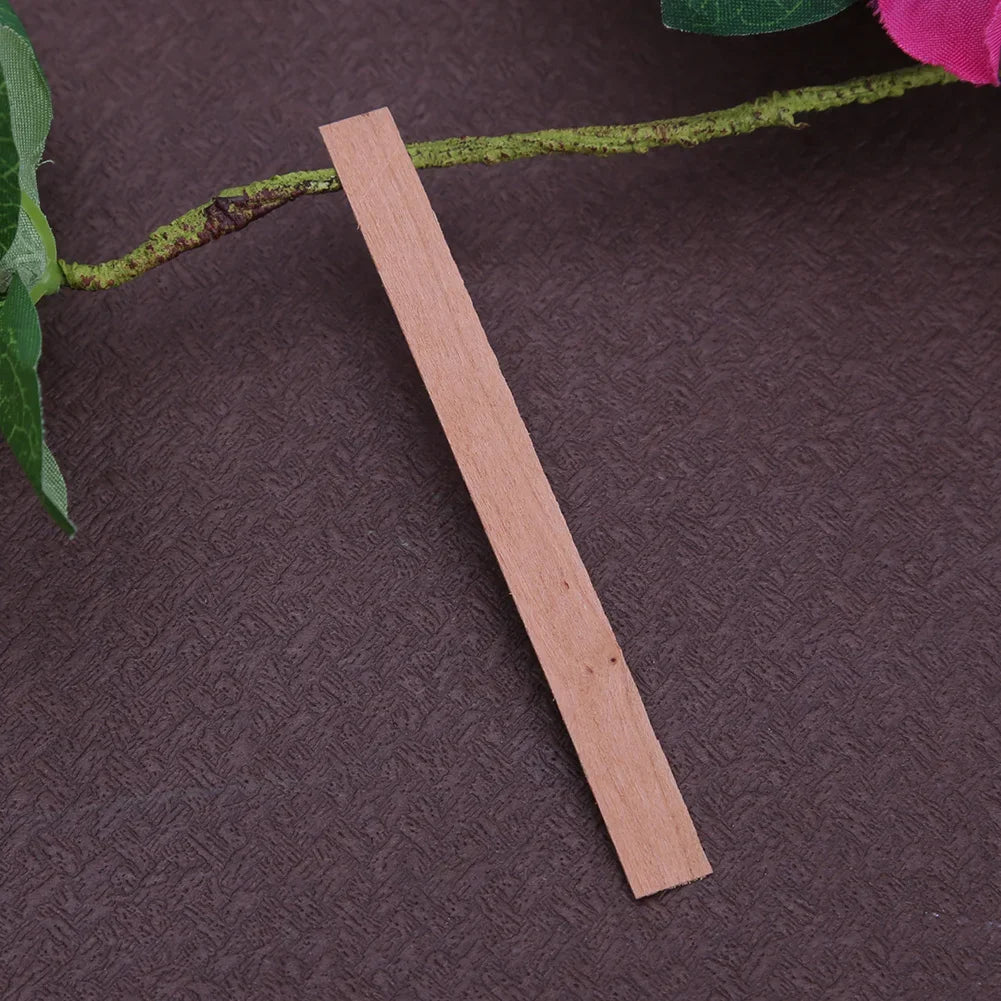 Wooden Candle Wicks Smokeless Wood Wick Strips for Soy Wax Candles DIY Candle Making Supplies