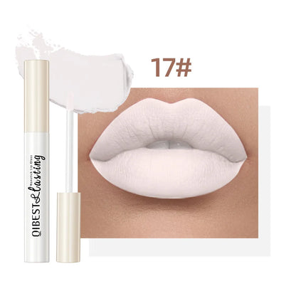 Velvet Matte Vloeibare Lipstick - Waterdicht, Langdurig, Overdrachtsbestendig, Niet-Plakkerig voor Perfecte Draagduur gedurende de Hele Dag