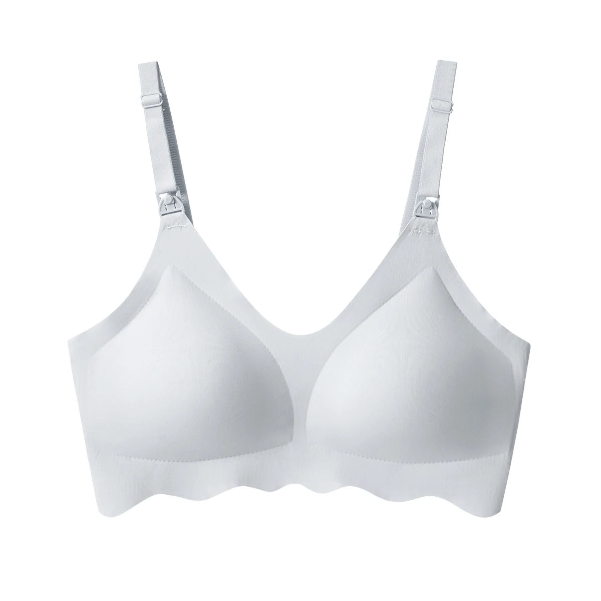Ultimate Comfort Dames Naadloze en Ademend Ultra-Dunne Borstvoedingsbeha met Afneembare Kenmerken