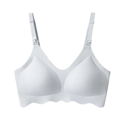 Ultimate Comfort Dames Naadloze en Ademend Ultra-Dunne Borstvoedingsbeha met Afneembare Kenmerken