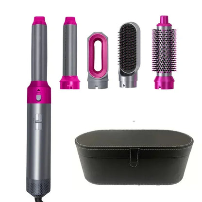 All-in-One 5-in-1 Haartoolset: Professionele Haardroger, Hete Kam, Krultang & Steiltang Compatibel met Dyson Airwrap voor Adembenemende Thuisstyling