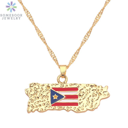 Stijlvolle SOMESOOR Afrikaanse nationale vlag ketting - Vier Nigeria, Ghana en Jamaica met hip-hop emaille hanger kettingjuwelen - Perfect cadeau voor vrouwen