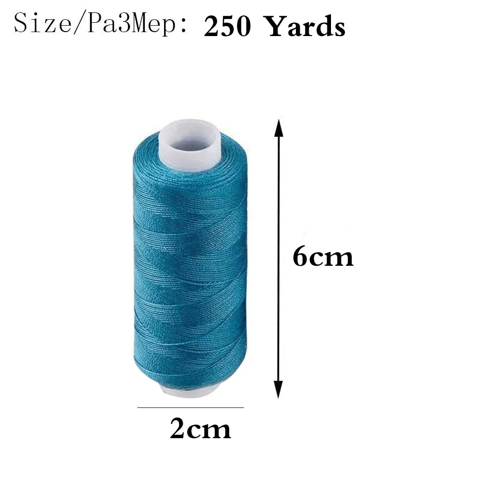 Lot de 60 bobines de fil polyester couture 250 yards broderie machine main loisirs créatifs DIY