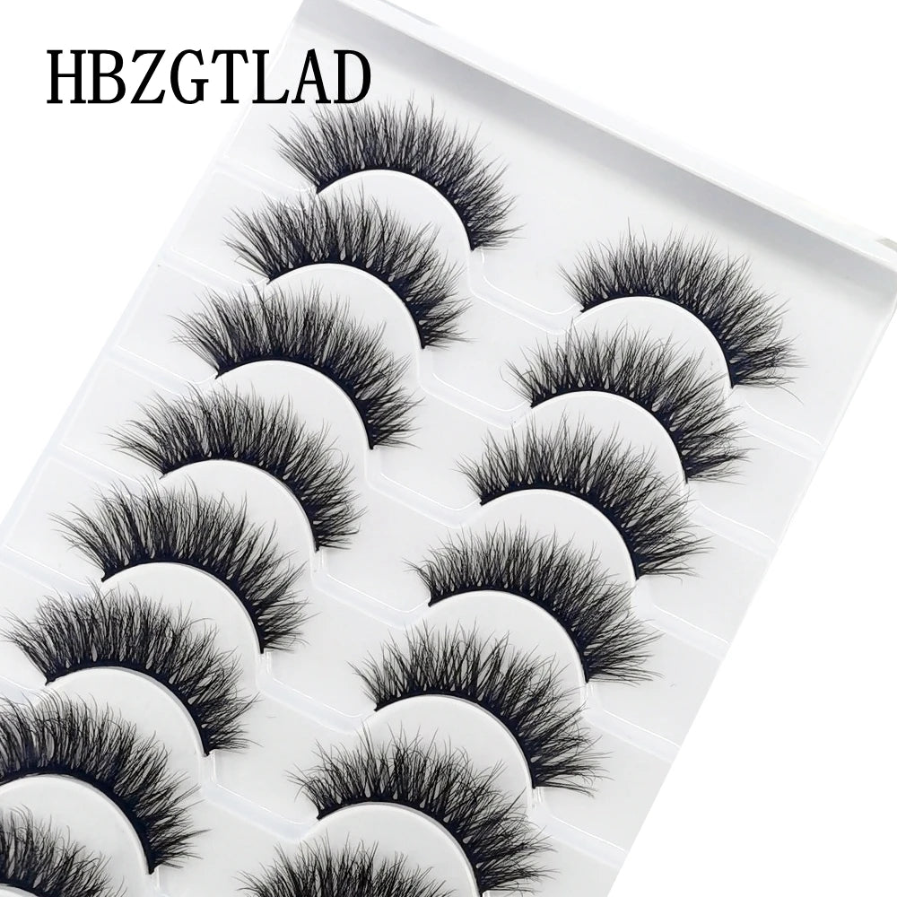 Verhoog je uitstraling met 10 paar luxe natuurlijke lange 3D nerts valse wimpers - Perfect voor make-up liefhebbers!