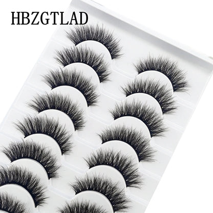 Verhoog je uitstraling met 10 paar luxe natuurlijke lange 3D nerts valse wimpers - Perfect voor make-up liefhebbers!