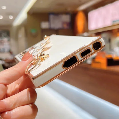 Charmante Hartarmband Hoes voor Samsung Galaxy S25, S24, S23, S22, S21 Ultra Plus, FE, A16, A55, A15, A35, A14, A52, A53, A54 5G - Stijlvolle Bescherming!