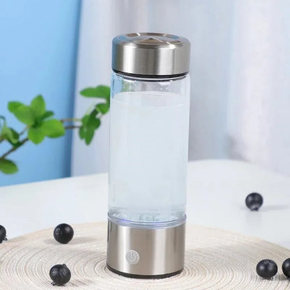 Verhoog Uw Hydratatie: 420ml Elektrische Waterfles Rijk aan Waterstof met Titanium Filter - Draagbare Antioxidant Generator!