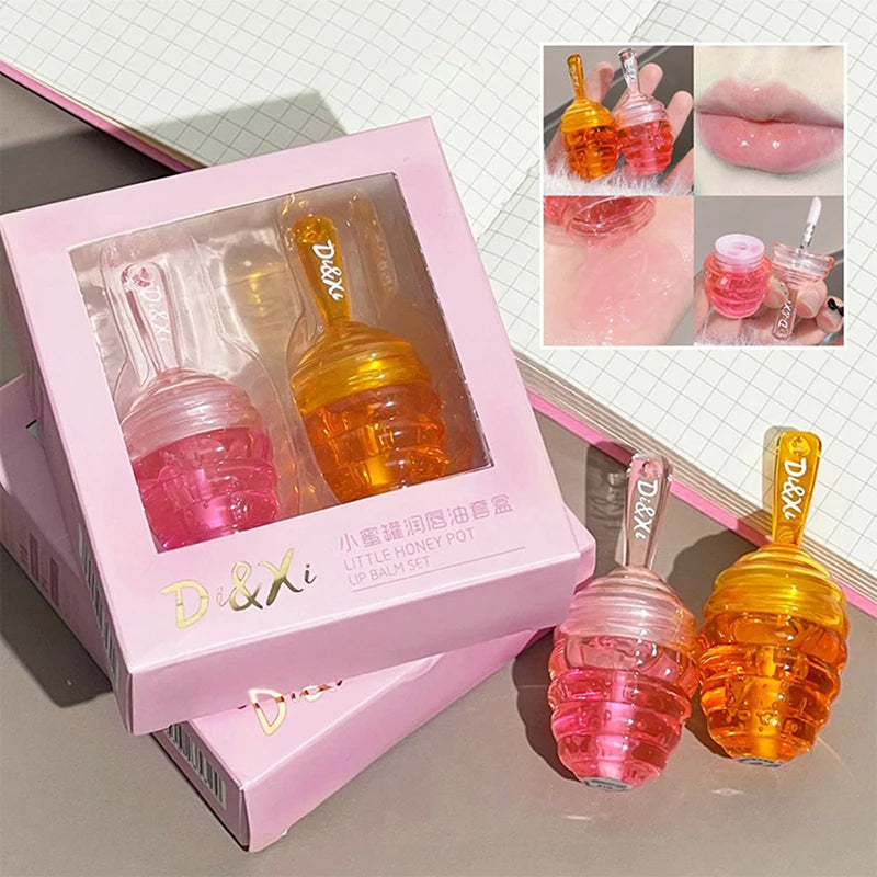 Ultimate Honeypot Lip Oil Collectie: Hydraterende & Vochtinbrengende Lippenverzorgingsset voor Luxe Lippen
