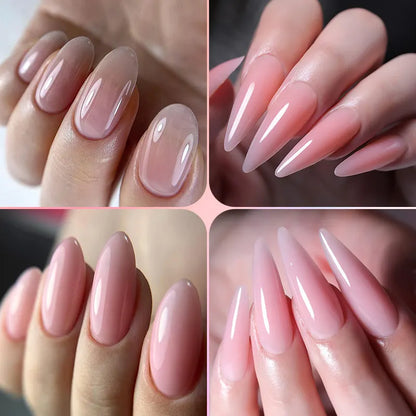 LILYCUTE 15ML Quick Extension Gel Kit All for Manicure Gel Nail Extension Set Slip Solution Acrylic Gel Polish Nail Art DIY Tool