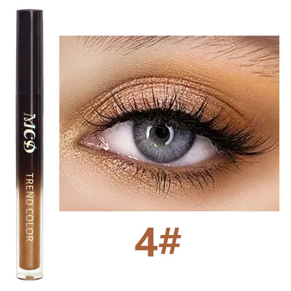 Glamoureuze 13-kleur Waterdichte Vloeibare Oogschaduw Palette - Hoge Glans, Langhoudend en Vlekbestendige Make-up voor Indrukwekkende Looks