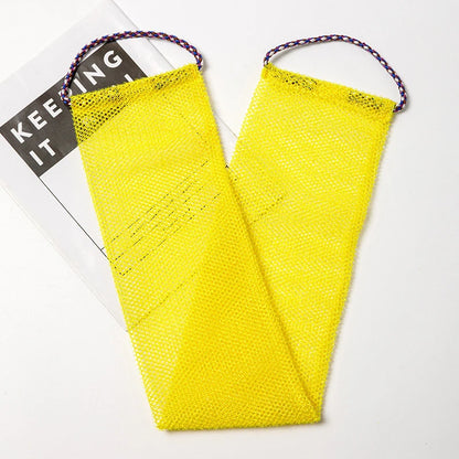Revitaliserende Afrikaanse Net Bad Spons - 14x77cm Exfoliërende Lange Douche Scrubber voor een Gladdere Huidervaring