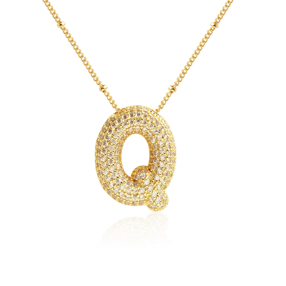 Prachtige Luxe Zirkon Kristal 26 Engelse Letters RVS Kettingen voor Vrouwen – Trendy Choker Ketting Sieraden Groothandel