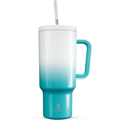 Meoky 40oz RVS Reistumbler - Stijlvolle Multi-Prints, Lekvrij Ontwerp, Perfect voor Koffie, Water en Cadeaus voor Onderweg!