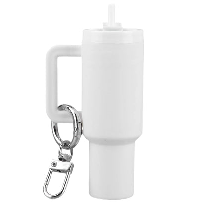 Schattige Mini Tumbler Sleutelhanger - Veelzijdige Chapstick Houder & Charmante Handtas Accessoire voor Schooltassen!