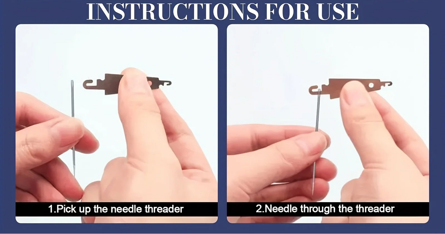 Kit de couture 34 pièces aiguilles gros chas en acier outils réparation vêtements loisirs créatifs DIY