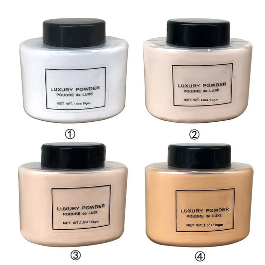 Banana Luxe Gezichtsfoundation Poeder voor Vrouwen - Authentiek Olie-Controle Los Poeder voor Perfecte Make-up Aanbreng