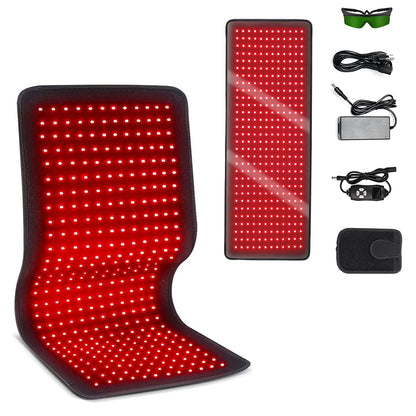 Revolutionaire Rode & Infrarood Therapie Band - Draagbare Verwarmingspad voor Ontspanning & Schoonheid, Perfect voor Gezicht, Lichaam, Schouders, Gewrichten en Spieren