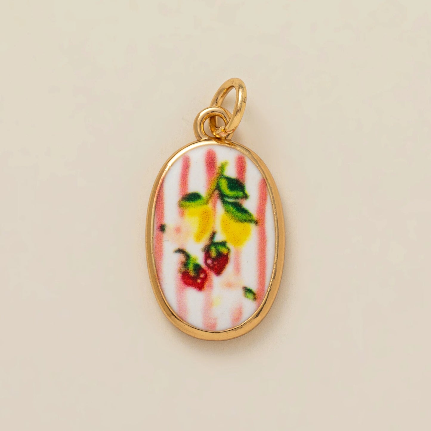 Flower Enamel Charms Tulip Fruit Pendants DIY Jewelry