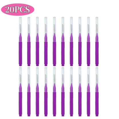 Set van 5/10/50 Mini Wenkbrauw Permanent Borstels - Wegwerp, Buigbare Wenkbrauw Lift Gereedschappen voor Perfecte Wimpers!