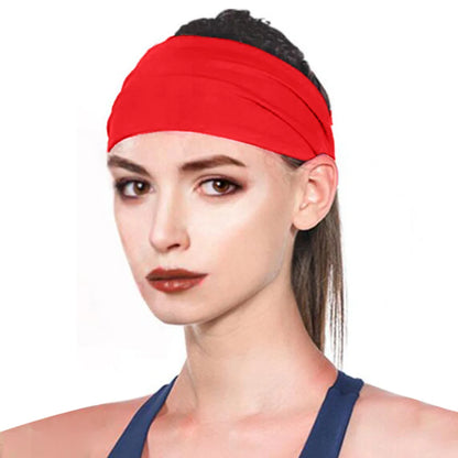 Unisex Sneldrogende Fitness Zweetband - Elastische Hoofdband voor Hardlopen, Basketbal en Actieve Levensstijlen