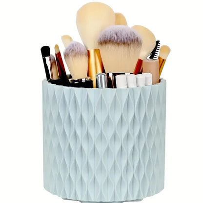 Draaibare 5-vaks Make-up Borstel Organizer – veelzijdige opbergoplossing voor jouw make-uptafel, bureau en badkamer!