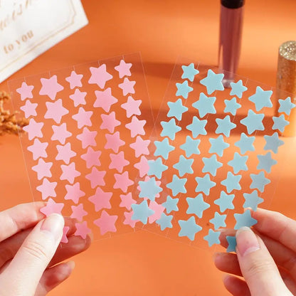 Levende Stervormige PE Pimple Patches voor Acne: Onzichtbare Huidverzorgingsstickers - Verberg en Perfecteer je Uiterlijk!