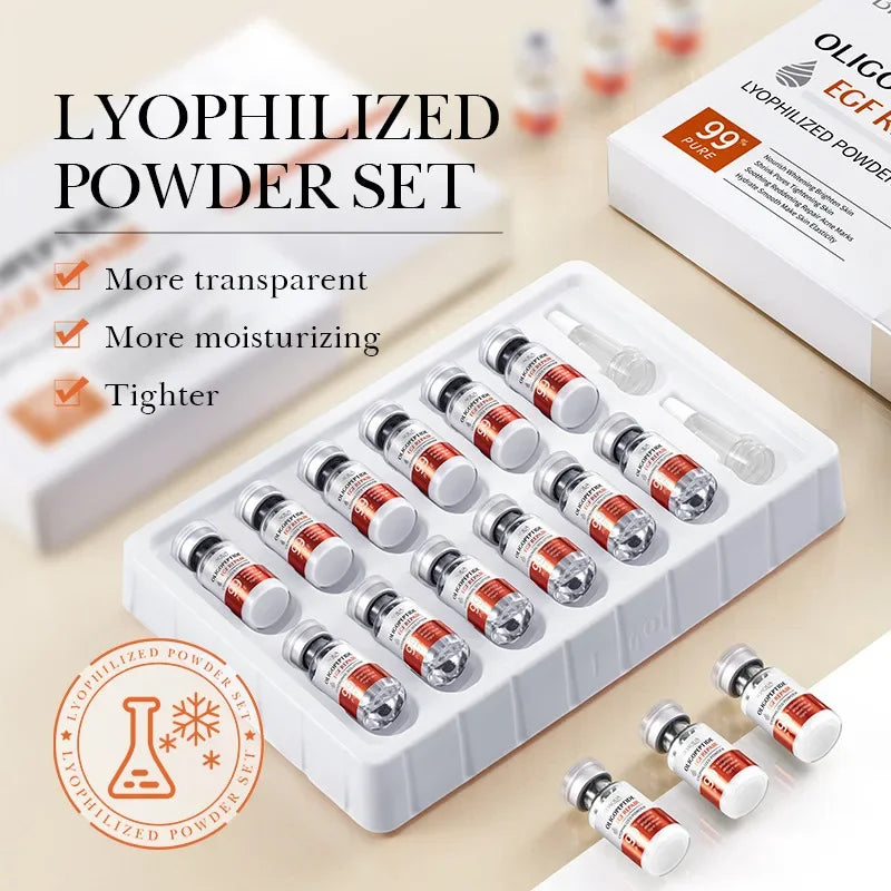 Verfris je huid met onze giste-vriesdroog gezichtsserumset voor een stralende, jeugdige huid - verstrak poriën, hydrateer en verlicht met anti-aging peptide essence!
