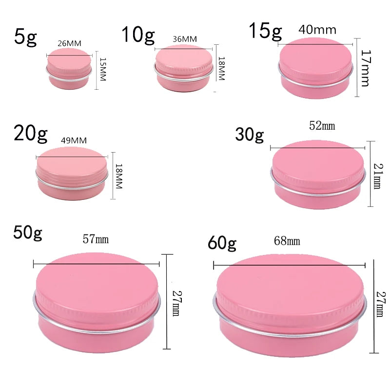 Metal Candle Tins with Lids Bulk | Empty Aluminum Candle Containers | Travel Tins for Candle Making Supplies