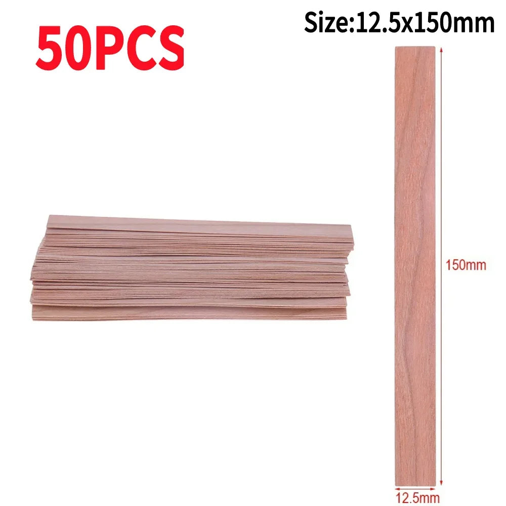 Wooden Candle Wicks Smokeless Wood Wick Strips for Soy Wax Candles DIY Candle Making Supplies
