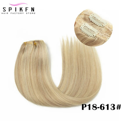 Sappige Jet Zwarte 100% Menselijke Haar Clip-In Extensions - Remy Kwaliteit, 30-60 Centimeter, Volledige Hoofdset (7 Stukken)