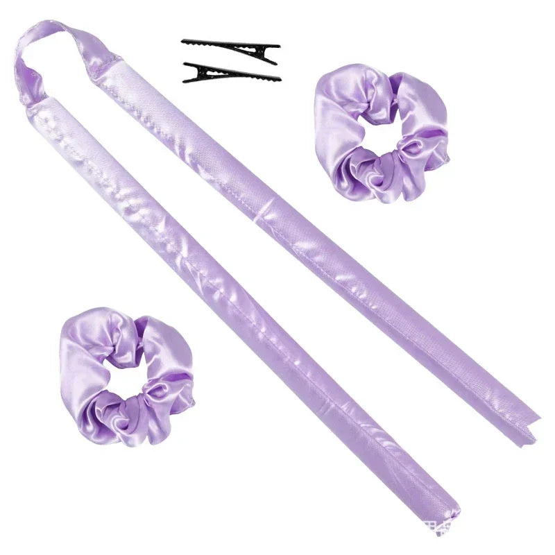 Revolutionaire Hittevrije Krulstaaf: Luxueuze Zijde Krullen zonder Hitte - Zachte Haarrollers en Comfortabele Slaapband voor Makkelijke Haarstyling!