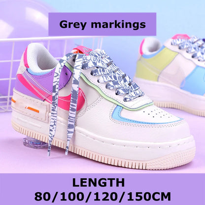 Levendige Regenboog Veters - Perfect voor Casual Canvas Schoenen, Unisex Kleurrijk Gradient Ontwerp, 1 Paar