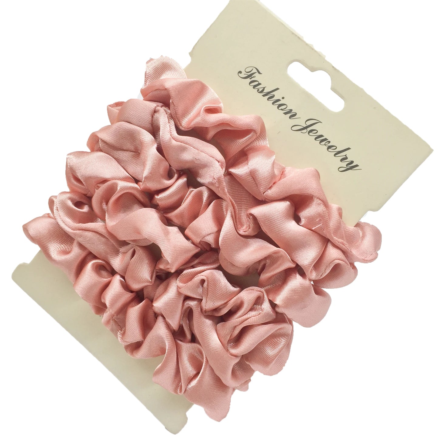 Charmante Satijnen Haarelastiekjes Set - 6 of 5 Stuks Schattige Paardenstaart Accessoires in Zwart voor Stijlvolle Vrouwen
