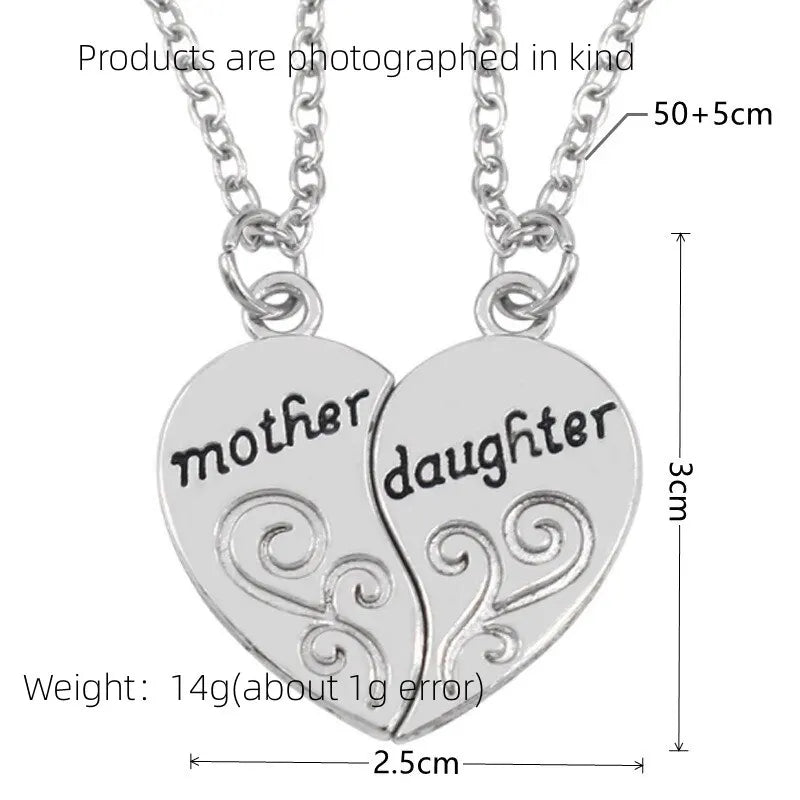 Charmante Antiek Zilver Sieraden Set voor Moeders en Dochters: Een Mooie Expressie van Liefde en Stijl