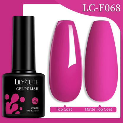LILYCUTE 7ML Snelle-Extensions Nagelgel - Semi-permanente Acryl Kristalwit & Helder Nude Nagellak voor Prachtige UV Opbouw