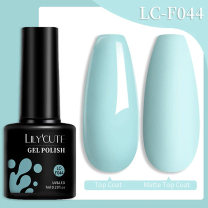 LILYCUTE 7ML Snelle-Extensions Nagelgel - Semi-permanente Acryl Kristalwit & Helder Nude Nagellak voor Prachtige UV Opbouw