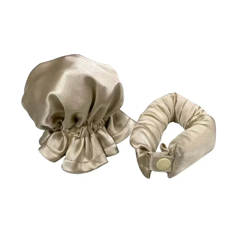 Revolutionaire Hittevrije Krulstaaf: Luxueuze Zijde Krullen zonder Hitte - Zachte Haarrollers en Comfortabele Slaapband voor Makkelijke Haarstyling!