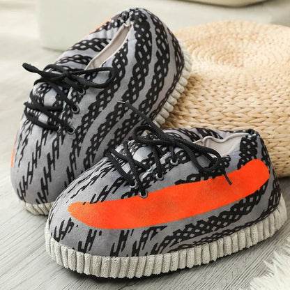 Schattige Cartoon Dier Plush Slippers - Gezellige Katoenen Winter Footwear voor Mannen en Vrouwen