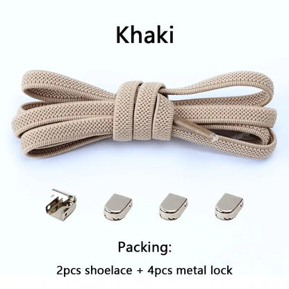 Moeteloze Elastische Geen-Knoop Veters voor Sneakers - Perfecte Pasvorm voor Kinderen en Volwassenen!