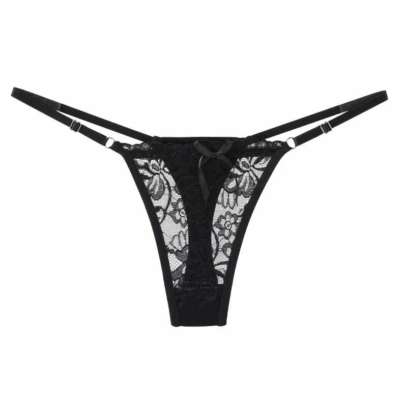 Sexy Lingerie Culotte van Verstelbare Kant voor Vrouwen, Lage Taille en Ademend